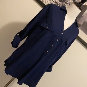 Skies Are Blue Blouse Large